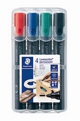 Staedtler Marker Lumocolor Perm rund 2,0mm assortiert (4)