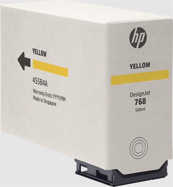 HP 768 Gelb 500-ml DesignJet Tintenpatrone