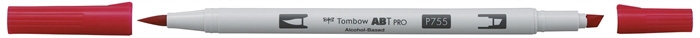 Tombow Marker Alcohol ABT PRO Dual Brush 755 Rubingrot