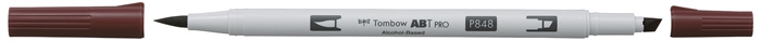 Tombow Marker Alkohol ABT PRO Dual Brush 848 Weinbeere