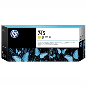 HP 745 yellow Tintenpatrone, 300 ml