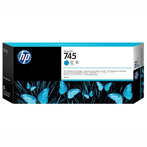 HP 745 cyan Druckerpatrone, 300 ml