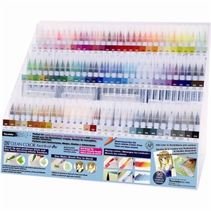 ZIG Clean Color Pinselstift-Display mit 356 Stück