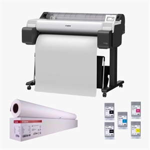 Canon POS TM 340 36" inkl. Ständer - Extra Tinte und 2 Rollen Papier