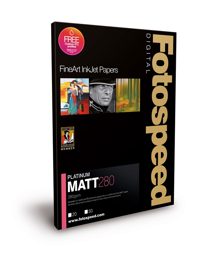 Fotospeed Platinum Matt 280 g/m² - A4, 25 Blatt