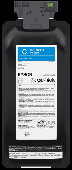 Epson Cyan-Tintenpatrone für Epson ColorWorks C8000