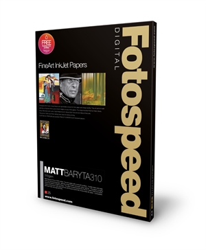 Fotospeed Matt Baryta 310 g/m² - A3+, 25 Blatt